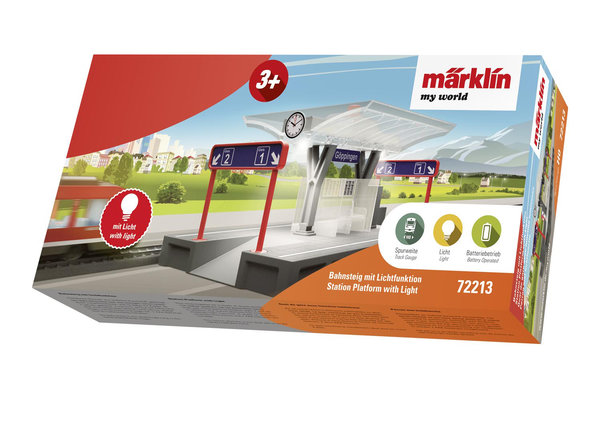 Märklin 72213 my world Bahnsteig mit Lichtfunktion