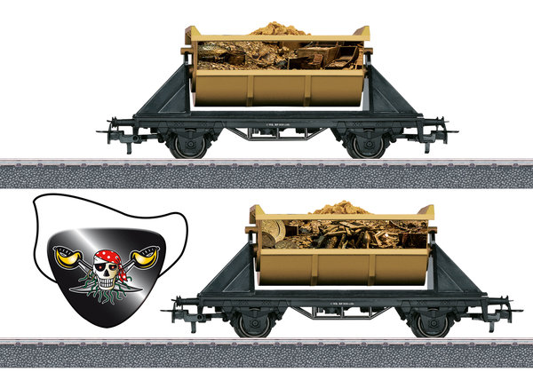Märklin 44822 Piraten Güterwagen-Set Schatz der Wilden 13