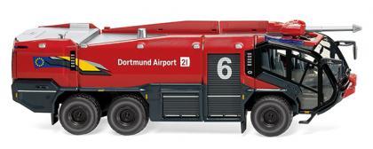 Wiking 062648 Feuerwehr Rosenbauer FLF Panther 6x6 Dortmund Airport