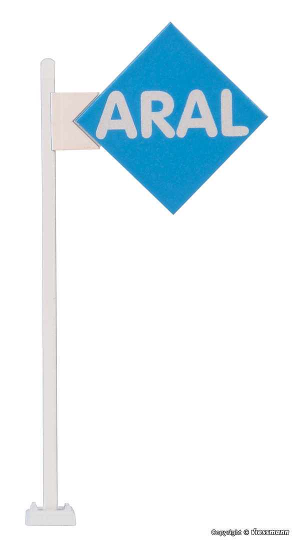 Viessmann 1376 ARAL-Schild mit LED-Beleuchtung