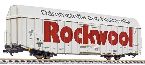 Liliput 265814 Großräumiger Güterwagen Hbbks Rockwool der DB