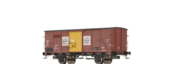Brawa 49072 Gedeckter Güterwagen Gklm Tetraethylblei der DR