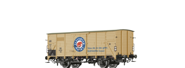 Brawa 49818 Gedeckter Güterwagen G10 Elefanten Schuhe der DB