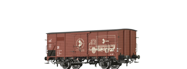 Brawa 49826 Gedeckter Güterwagen G10 IFA W50 der DR