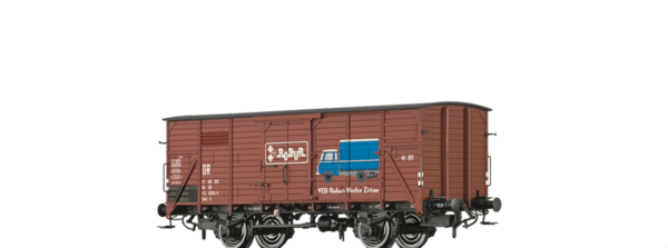 Brawa 49830 Gedeckter Güterwagen G Robur der DR