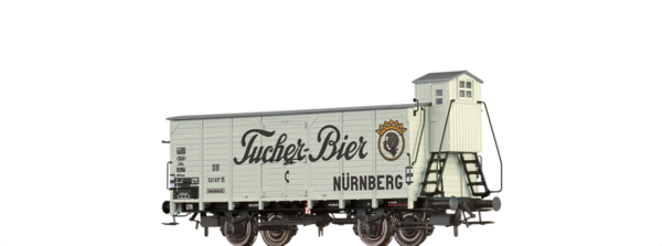 Brawa 49834 Gedeckter Güterwagen G10 Tucher der DB