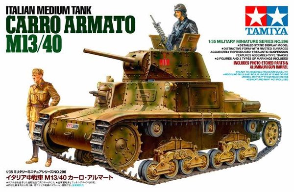 Tamiya 35296 Italian Medium Tank Carro Armato M13/40
