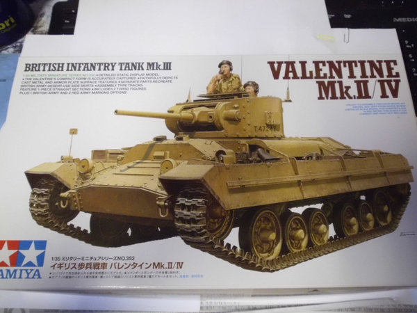 Tamiya 35352 Britischer Panzer Valentine Mk. II/IV