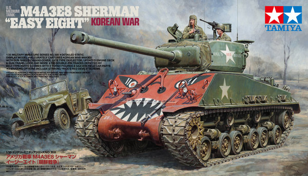 Tamiya 35359 US M4A3E8 Sherman Easy Eight Medium Tank Korean