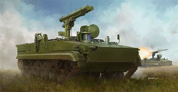 Trumpeter 09551 Russian 9P 157-2 Khrizantema-S Anti-Tank System