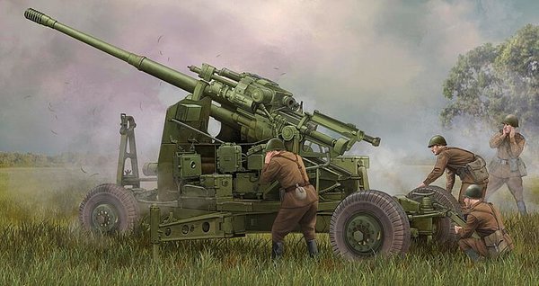 Trumpeter 02349 Soviet 100mm Luftabwehrkanone KS19M2