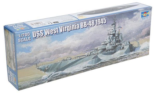Trumpeter 05772 1/700 BB-48 USS West Virginia