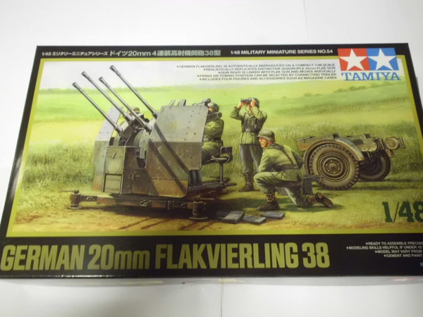 Tamiya 32554 Deutsche 20mm Flakvierling 38