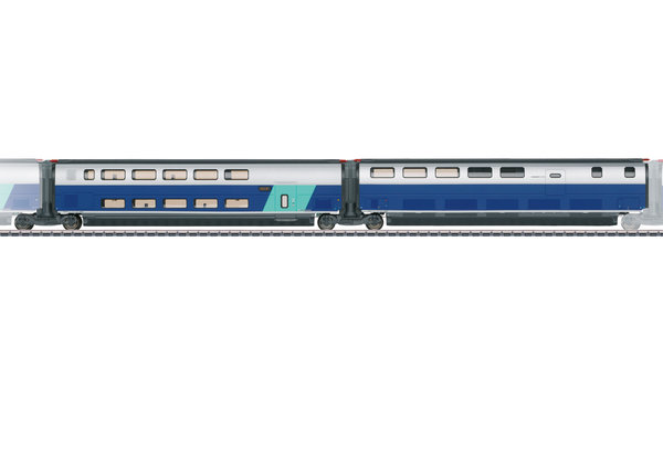 Märklin 43443 Ergänzungswagen-Set 3 zum TGV Euroduplex