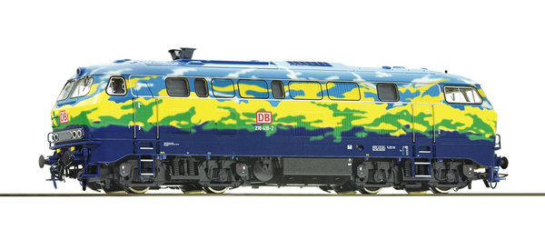 Roco 70758 Diesellokomotive BR 218 Touristik-Lackierung der Deutschen Bahn mit Sound