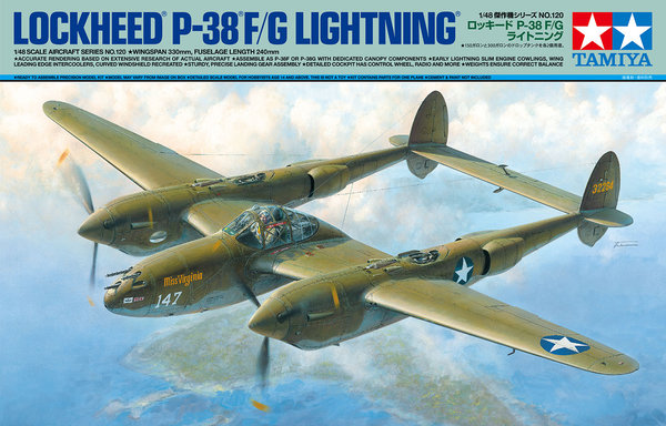 Tamiya 61120 Lockheed P-38 F/G Lightning