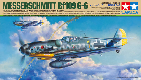Tamiya 61117 Messerschmitt Bf109 G-6