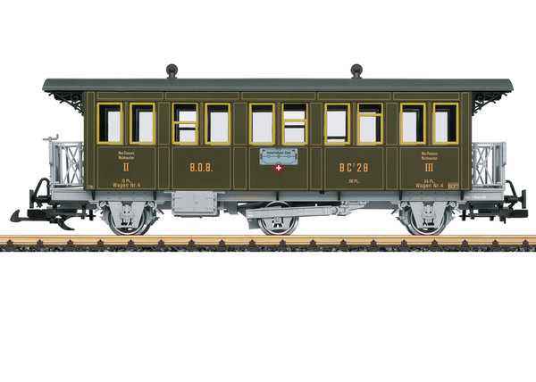LGB 31331 Personenwagen 2./3. Klasse der Brünig Dampfbahn BDB